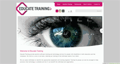 Desktop Screenshot of educatetraining.co.uk